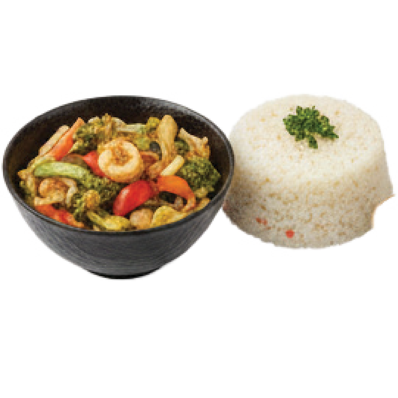 Teppanyaki (Riz, Légumes)